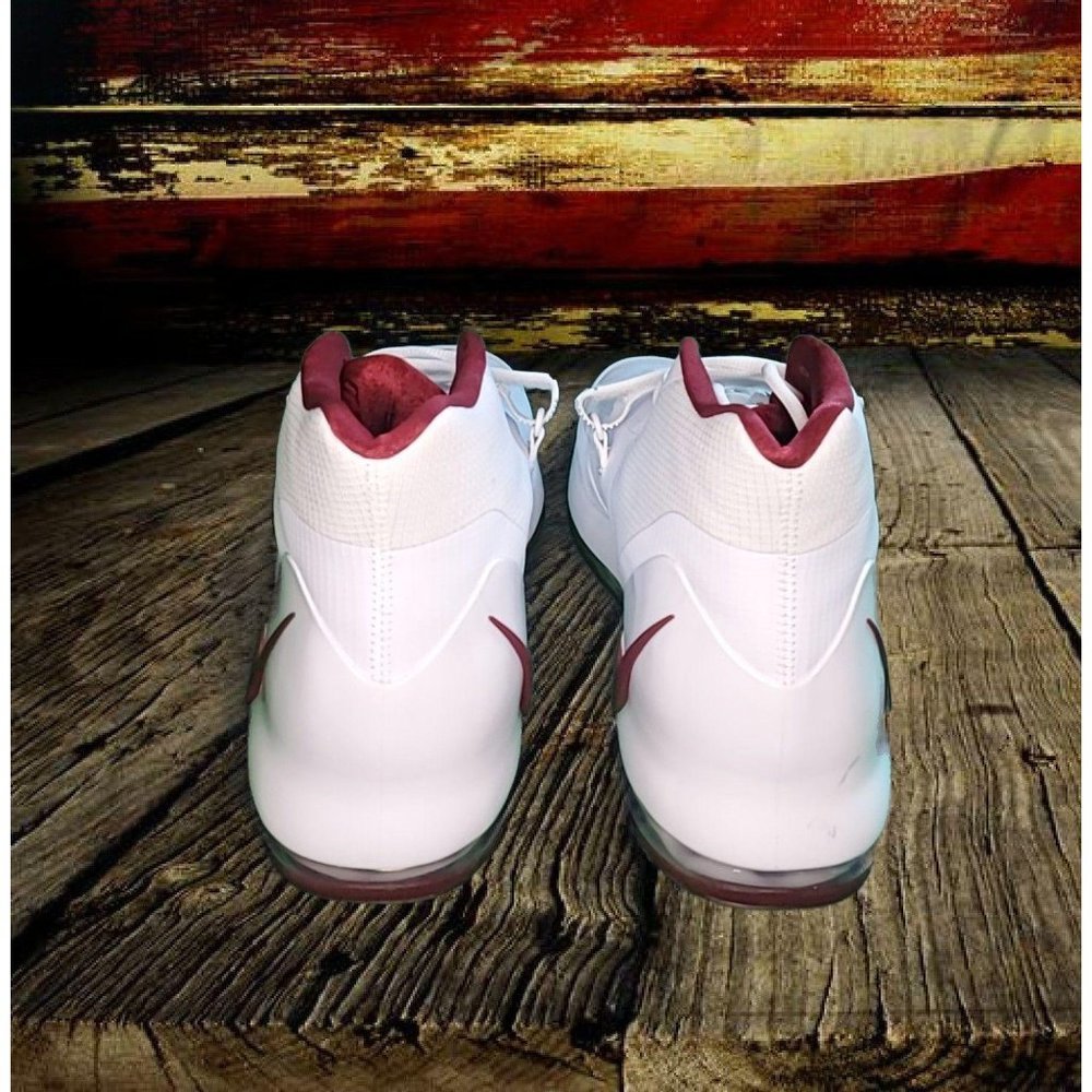NIKE Air Force Max ’19 TB size 17 White/maroon. AR - Picture 4 of 7
